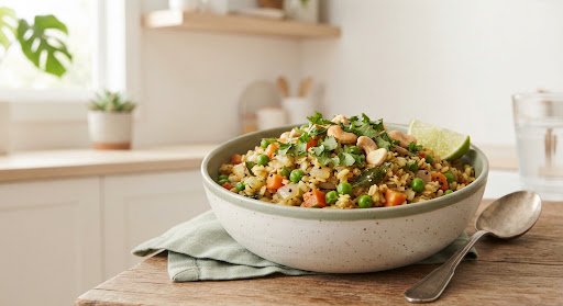 Vegetable oats upma